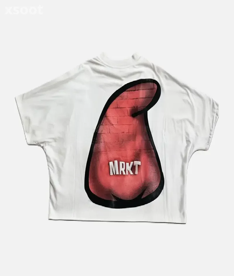 Buy Billionaire Studios Mrkr Red Logo Tee - Authentic White