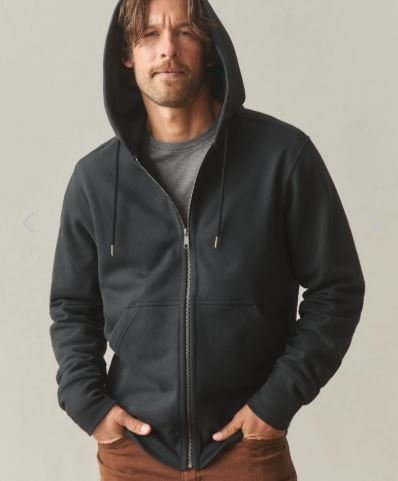 American Giant Classic Full Zip Hoodie - thermal hoodie for winter extreme cold conditions