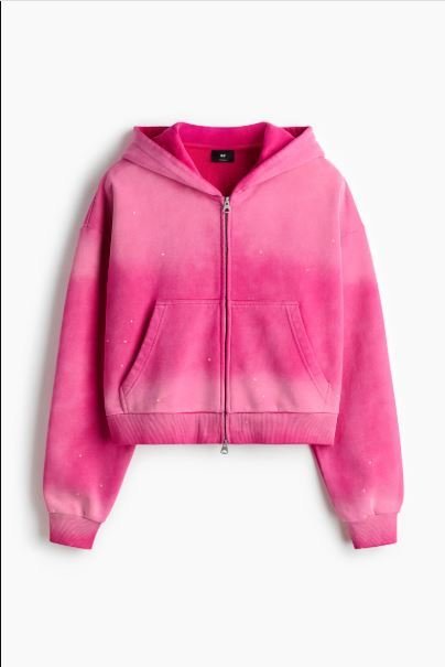 Men h&m Dark pink Oversized Hooded Jacket, cozy hoodie for home relaxation and sleep comfort, comfort, comfort inn, comfort suites, comfort hoodie