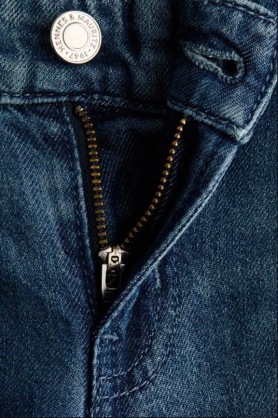 H&M MAMA Wide Low Jeans Denim Blue | Maternity Wide Leg — Xsoot