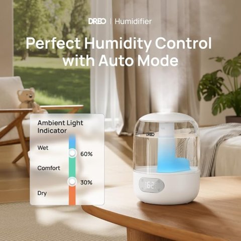 DREO Humidifiers for Bedroom | Quiet, Smart & Effective Cool Mist