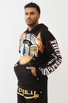 True X Von Dutch Logo Hoodie | Emotional Support Mental Health Apparel