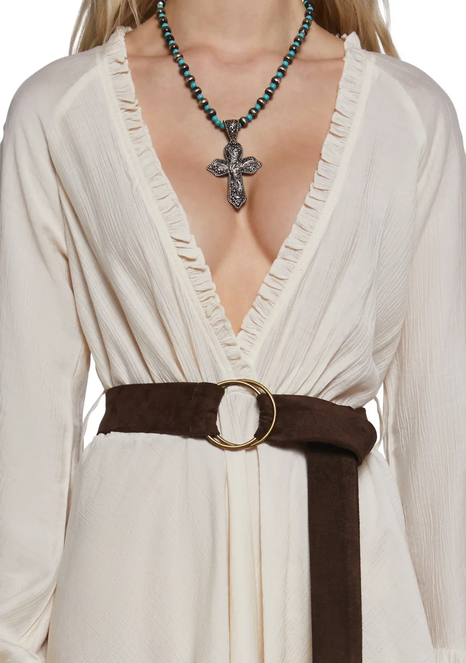 Buy Alana Frills Wrap Dress Online - Chic & Versatile