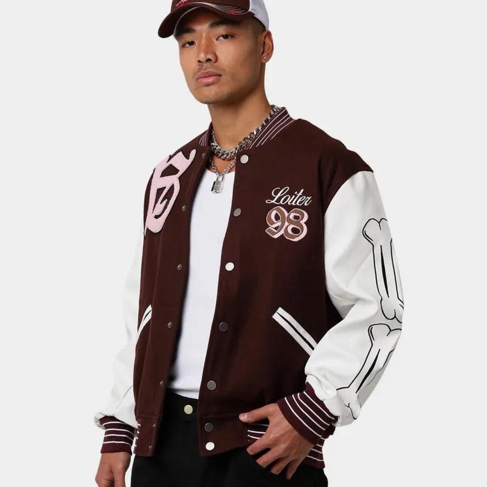 Buy Women’s Brown and White Streetwear Jacket Online
