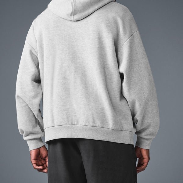 Accolade Full Zip Hoodie Athletic Heather Grey | Alo Yoga Full Zip Hoodie | Xsoot