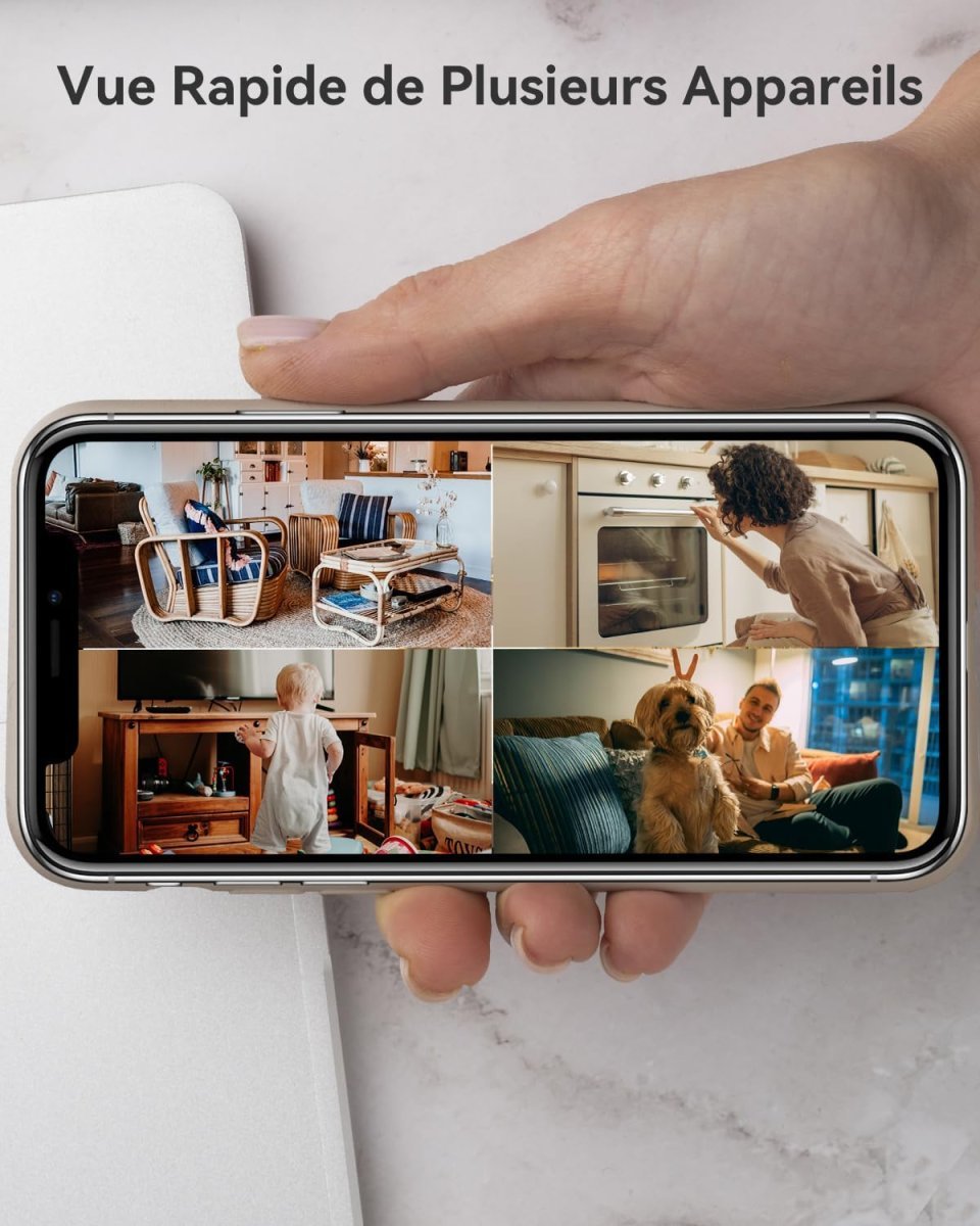 Imou 2K (3MP) 360° Indoor WiFi Camera | AI Human Detection & Alexa Compatible